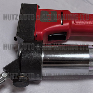 2 batteries Li-ion, distributeur de lubrifiant, HUTZ 18,5 v 10 000 psi, pompe à graisse manuelle CGG10000BL18, 14,5 oz, pistolet à graisse sans fil - Product Image 4