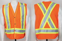 Veste de construction personnalisable à haute visibilité Gilet de sécurité réfléchissant à bande haute visibilité de jour Logo personnalisable