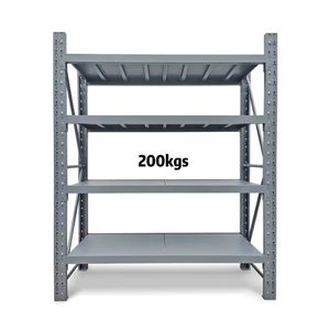 Стеллажи для склада Chaoyu из высококачественной стали Q235, 4-ярусные, с порошковым покрытием, усиленные, для тяжелых грузов, заводского производства - Product Image 3