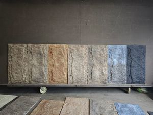 Vente directe usine – Panneau mural en pierre 3D PU imitation roche légère et imperméable pour hôtels, centres commerciaux, intérieur et extérieur – <span class=keywords><strong>ASHANTI</strong></span> - Product Image 4