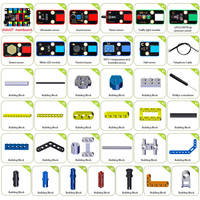 Kit de démarrage de programmation STEM Kidsbits pour l'éducation scientifique, blocs de construction, mini-station météorologique avec carte ESP32