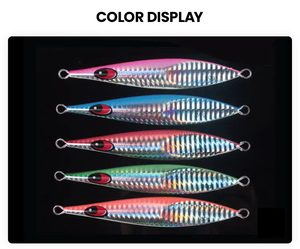 Esca Artificiale <span class=keywords><strong>Mr</strong></span> JigginG 1.5g/3g/5g, Mini Jig 3D in Piombo con Cucchiaio per Pesca in Acqua Salata con Ami - Product Image 5