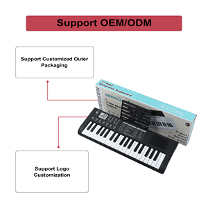 Jouet de piano éducatif pour enfants, clavier de piano électronique portable en plastique à 37 touches pour enfants, 10 chansons de démonstration - Product Image 3
