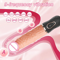 Vibrator-Stab mit 9 Frequenzen Wasserdichter USB-Massagestab Erwachsenen-Spielzeug Vibrator Sexspielzeug Lustprodukte