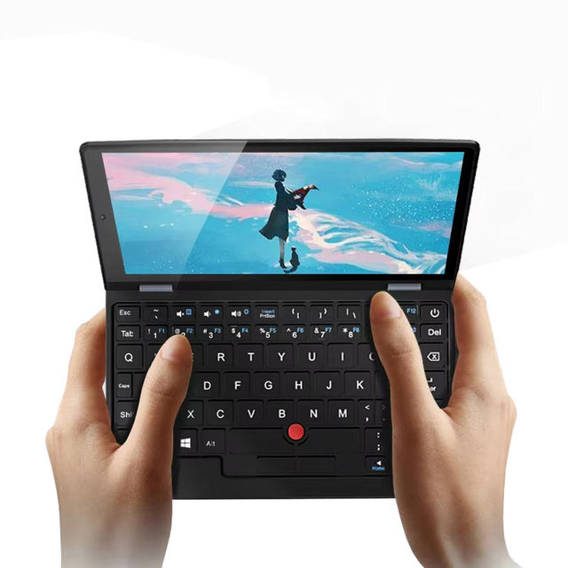 UGAME Pocket Mini Laptop 7 Inch Touch Screen Celeron J3455 8GB RAM 2TB SSD Notebook Computers 2.0MP Webcam Netbook Win 10