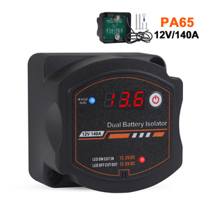 Dual <b>Battery</b> Isolator 12V 140A With Voltmeter Relay PA65 Waterproof For <b>Auto</b> Use - Product Image 4