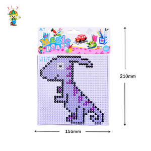 Perles Hama en gros de 5 mm, série dinosaures à repasser, jouet créatif éducatif pour enfants avec planche à picots - Product Image 6