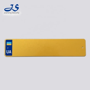 Placa de Matrícula de Aluminio Reflectante para Automóvil y Motocicleta, Estilo Europeo, con Logotipo Personalizado, Blanca, al por Mayor - Product Image 6