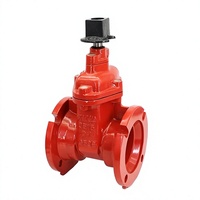 Vanne à opercule à bride en fonte ductile avec joint souple EPDM PN16 DN50-DN300 pour le contrôle de l'eau