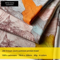 Écharpe en cachemire pour femme 200x70cm, châle pashmina 2-en-1 imprimé, léger, doux, chaud, pour l'automne et l'hiver, idéal pour le bureau, multi-usages, cadeau
