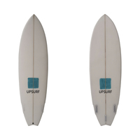 Planche de surf personnalisée PU queue de poisson planche de surf en fibre de verre