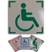 Étiquettes de signalisation Braille accessibles, autocollants de sol, guide commercial, protection des consommateurs, financier, blanc, noir, rouge, Chine
