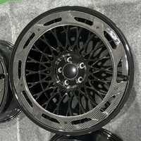 Jantes forgées monobloc en fibre de carbone 18 19 20 21 pouces 4x100 4x108 4x114.3 5x100 5x108 5x112 5x114.3 5x115 5x120 5x127