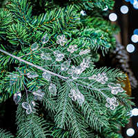 Kristallklare Acryl-Weihnachtsbaum-Ornamente Luxuriöse Transparente Weihnachts-Hängedekoration für Feiertagspartys und Veranstaltungsorte 2026