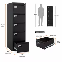 Armoires de rangement métalliques personnalisables, armoires de classement verrouillables, adaptées à une utilisation dans les bureaux, les écoles, les foyers et les entrepôts