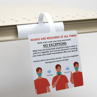Présentoir publicitaire en PVC pour supermarché Étagère Dangler Wobbler Étagère Talker