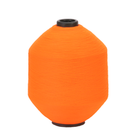 Fabricant de fils teints Dope Fil polyester recyclé à haute élasticité Fil polyester recyclé 75D