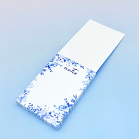 Bloc-notes collant 10 couleurs Notelet papier à lettres imprimé avec logo personnalisé taille personnalisée 3x3 pouces vente en gros