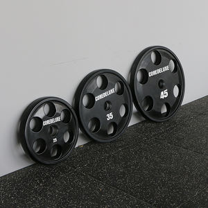 COREDELUXE plaque de poids en uréthane personnalisée de haute qualité plaques commerciales en PU équipement de gymnastique - Product Image 1