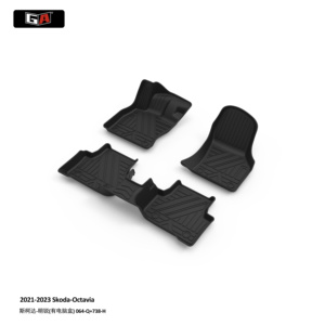 <span class=keywords><strong>Tappetini</strong></span> Auto GA Ecologici Non Tossici in TPE per <span class=keywords><strong>Skoda</strong></span> <span class=keywords><strong>Octavia</strong></span> 2021-2023, Facili da Pulire - Product Image 2