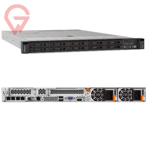 Serveur rack 1U ThinkSystem SR630 V3, double processeur, 32x DDR5, 8 To SATA pour la virtualisation de centre de données Lenovo - Product Image 1