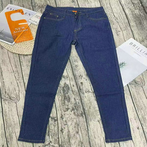 Modello FYK016 da 2,95 Dollari, Taglie S-XL, Nuovi <span class=keywords><strong>Jeans</strong></span> Invernali da <span class=keywords><strong>Donna</strong></span> Stile Matita in Denim Blu, Nero e <span class=keywords><strong>Grigio</strong></span> con Interno in Pelliccia - Product Image 4