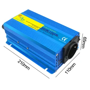 Inversor de 600W 1200W que significa 500 vatios Ma500w 1000W 12V a 220V 230V Invertir onda sinusoidal