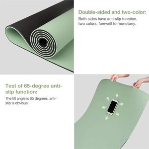 Fabricante de Tapetes de Yoga Ecológicos, Tapete de Yoga de Fitness de 4.5 mm, Impresión Personalizada, Tapete de Yoga Duradero de Caucho Natural PU - Product Image 3