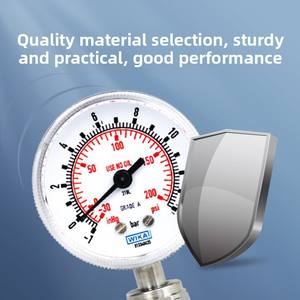 เกจวัดความดันดิจิตอล <span class=keywords><strong>Wika</strong></span> 230.15 ซีรีส์ ระดับ EP ตัวเรือนสแตนเลสสตีลคู่ ขนาด 100 มม. เครื่องมือวัด - Product Image 3