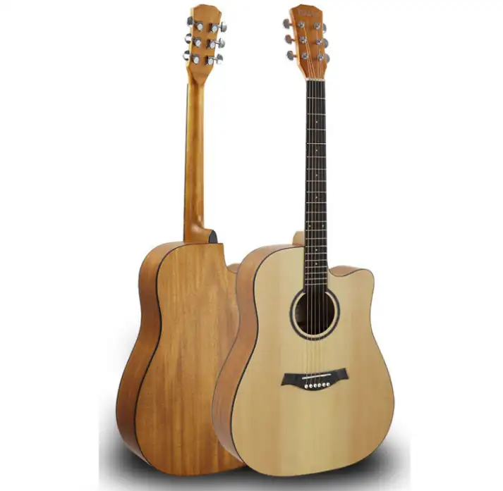 Fabrik Großhandel gute Qualität 41 Zoll Soild Fichte Sapele Akustik gitarren