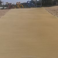 Alfombra de acceso para sillas de ruedas de poliéster PET 100% resistente a los rayos UV y a la intemperie, suministro de fábrica, para pasillos en la playa y césped
