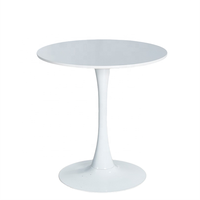Ensemble de chaises de table tulipes blanches durables, modernes et simples, style balcon, meubles en bois pour la maison, le café, les repas et les réunions.
