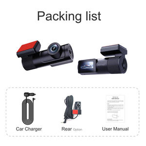 Détecteur universel de radar de vitesse mobile Abarth Caméra de tableau de bord de réception pleine fréquence X K <span class=keywords><strong>KA</strong></span> anglaise à double objectif LED - Product Image 2