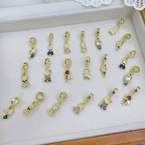 Cz8785 Thời Trang Nhỏ Nhỏ Nhỏ Nhỏ 18K Vàng Mạ Câu Chuyện Cổ Tích Zircon CZ Micro Pave Công Chúa Hình Nàng Tiên Cá Cô Gái quyến rũ - Product Image 5