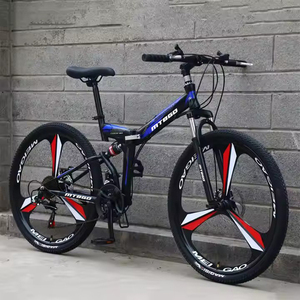 Bicicleta Plegable Mtbgo Tianjin de Aleación de Aluminio con 21 Velocidades para Descenso de Montaña para Hombres Adultos, Ruedas de 26 y 29 Pulgadas - Product Image 3