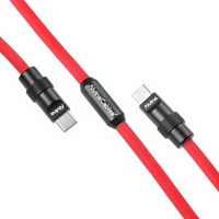 Câble USB-C ultra-souple Alvin's Cables, cordon de charge rapide PD personnalisé avec transfert de données pour iPhone, iPad, Android