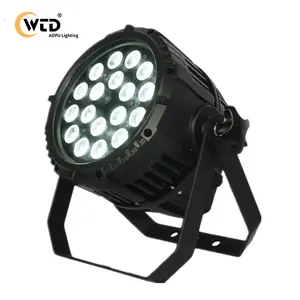 Không thấm nước 18x18W rgbwa uv 6 trong 1 ngoài trời LED PAR cho các ứng dụng buổi hòa nhạc Touring thanh