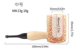 ท่อยาสูบซังข้าวโพดก้านไม้แบบใช้แล้วทิ้ง - Product Image 6