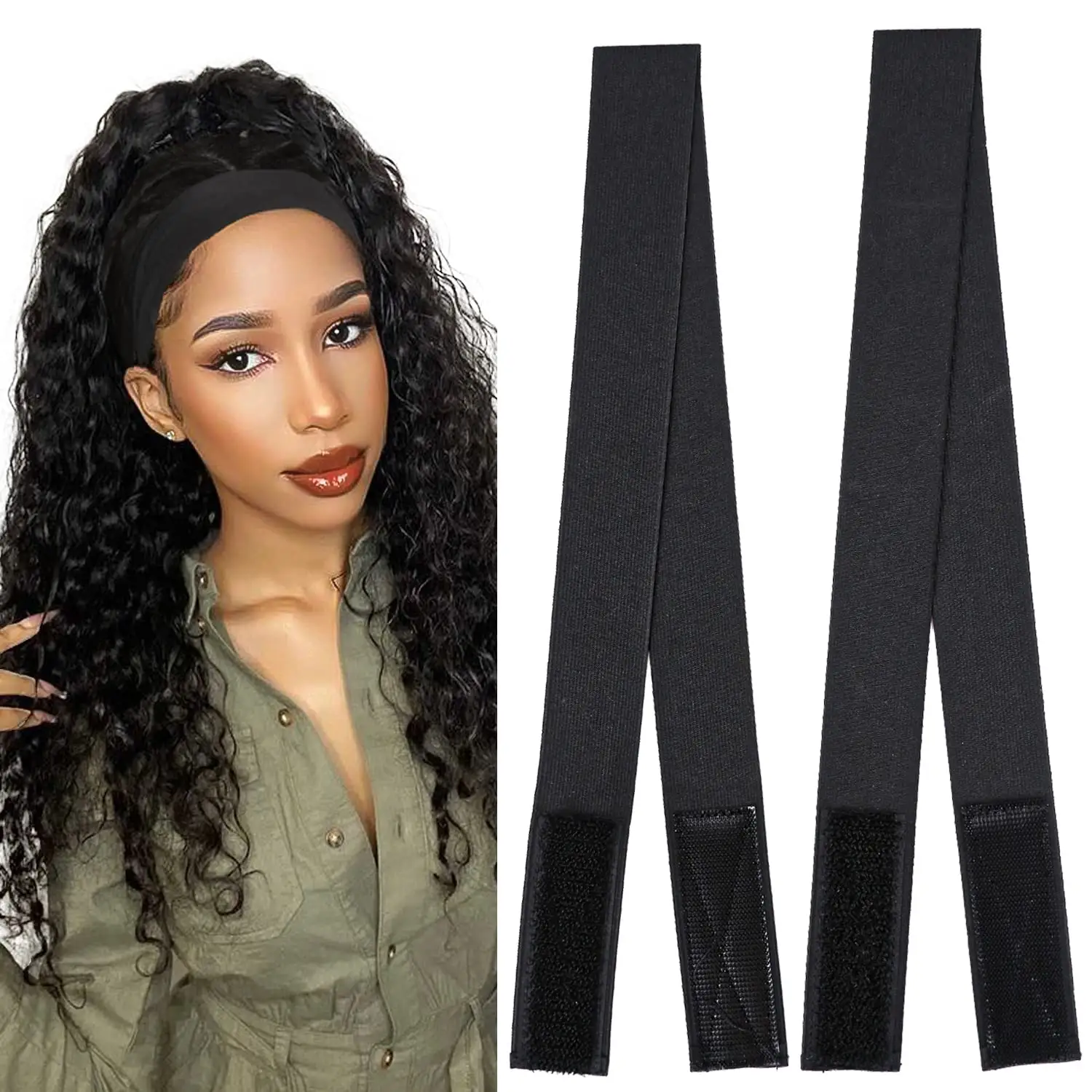 Repeat Melting Edge Band Slayer Lace Melt Bands Elastic Band for Wigs Adjustable Head Wraps