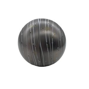 Planet Ball scatola di latta palla di latta di natale con nastro in metallo di latta - Product Image 2