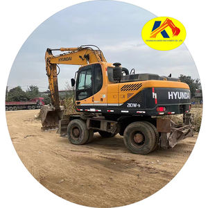 Excavadora Coreana de Ruedas Usadas Hyundai 210W-9 210W-7 210W 210 220LC-9s 220-9s 220 Segunda Mano 21t Buen Estado - Product Image 1