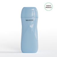 Calentador de Cera Depilatoria Portátil Mini de 100 ml de Marca Privada, Máquina Profesional de Rodillo de Cera para Depilación Corporal con Cartuchos de Cera Suave