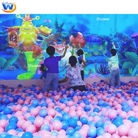 Juego de Proyección Interactiva Comercial para Pared con Pelotas para Niños, Juego de Juguetes AR OEM para Parques Infantiles con Más de 60 Juegos y 2 Años de Garantía