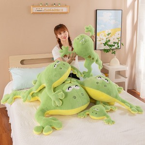 Peluche <span class=keywords><strong>grenouille</strong></span> géante parodique pour anniversaires d'hommes et de femmes, oreiller de chevet, <span class=keywords><strong>position</strong></span> couchée, cadeau poupée de sommeil 130cm - Product Image 3