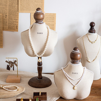 En stock Nouveau design Mannequins de présentation de bijoux de table, Buste porte-colliers