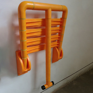 Chaise de douche pour soins de santé, pliable, antidérapante, avec barres de soutien, pour personnes âgées, 300 mm, 500 mm, 800 mm - Product Image 3