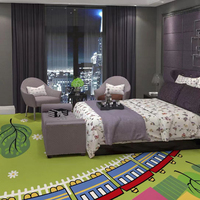 Étoiles hôtel couloir mur à mur machine tissé axminster tapis laine tapis