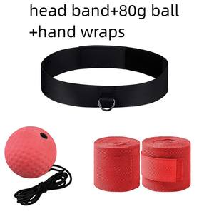 Ballon de vitesse de boxe avec sac de transport <span class=keywords><strong>et</strong></span> bandages pour les mains, améliore la coordination œil-main, la vitesse de frappe, la réaction au combat, les réflexes - Product Image 3