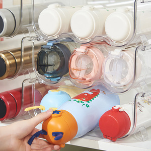 Cup Holder Water Bottle Storage Rack With Upside Down Hanging Function For Desktop Use - Product Image 4