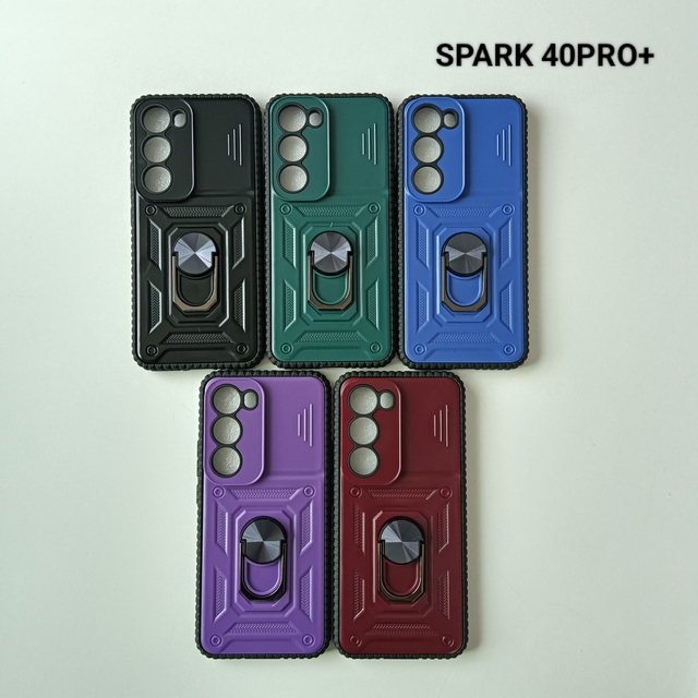 Man Design TPU+PC Shockproof Ring Stand Case for ITEL S23 A04 A60 5 Colors Ultra Mobile Phone Strip Stand Cover